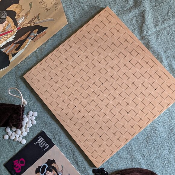 Vintage GO Boardgame 1976 COMPLETE Chinese origin 2-player strategy - Picture 4 of 11